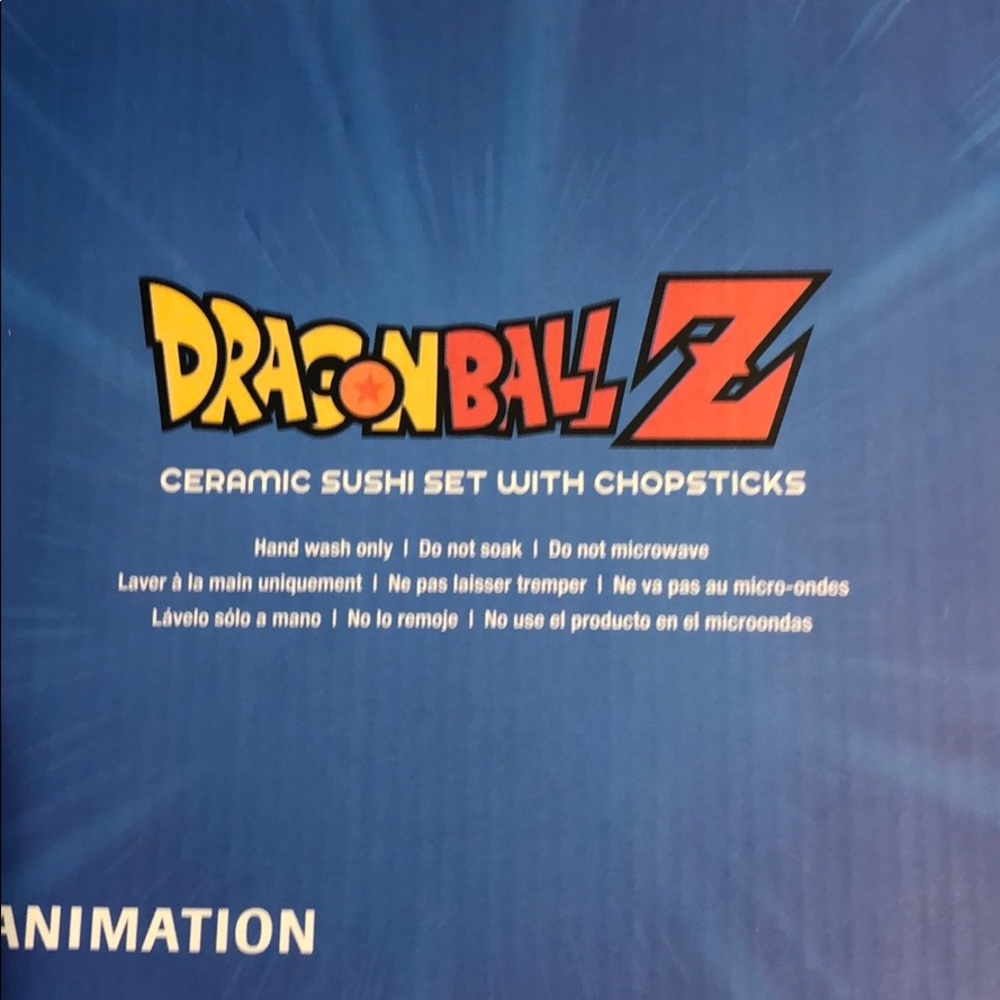 Dragon ball z sushi set 🔥 NWT - Picture 2 of 3